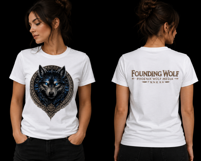 founder wolf limited edition shirt design