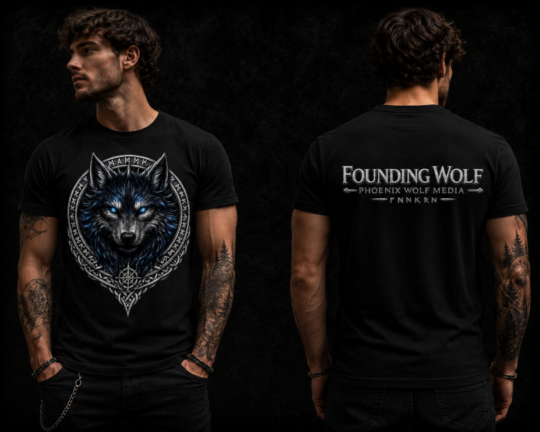founder wolf limited edition shirt design